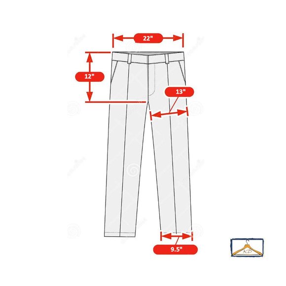 Lands End Khakis - Size 44x29, Hidden Expandable Waist, British Khaki - Picture 11 of 12